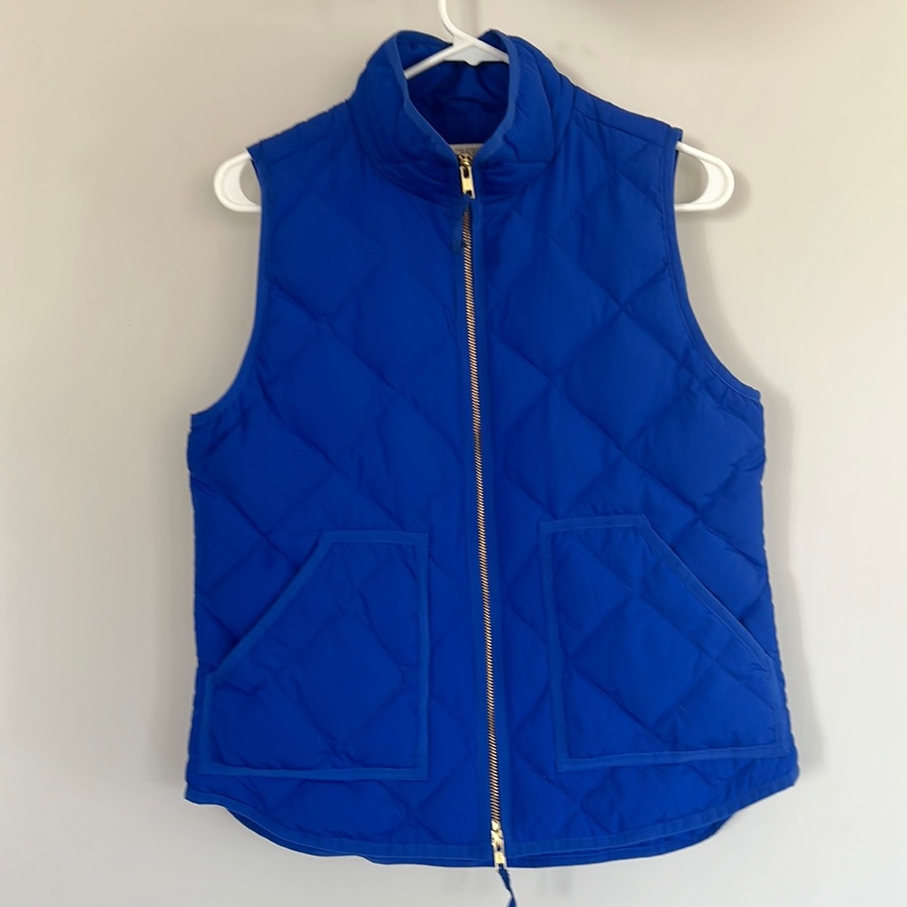 J crew quilted vest EUC